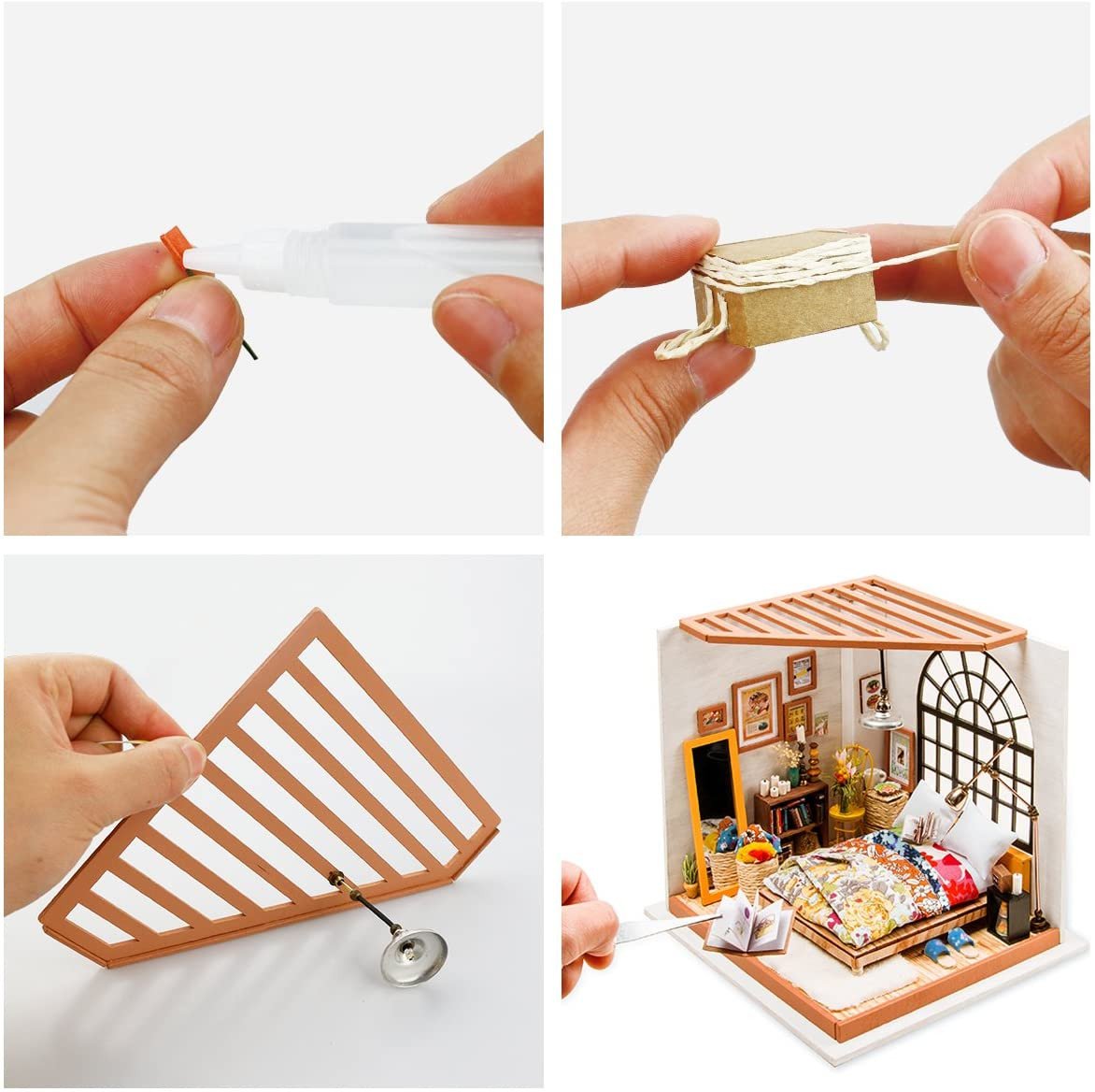 DIY Miniatűr ház - Alice álom hálószobája - Image 5