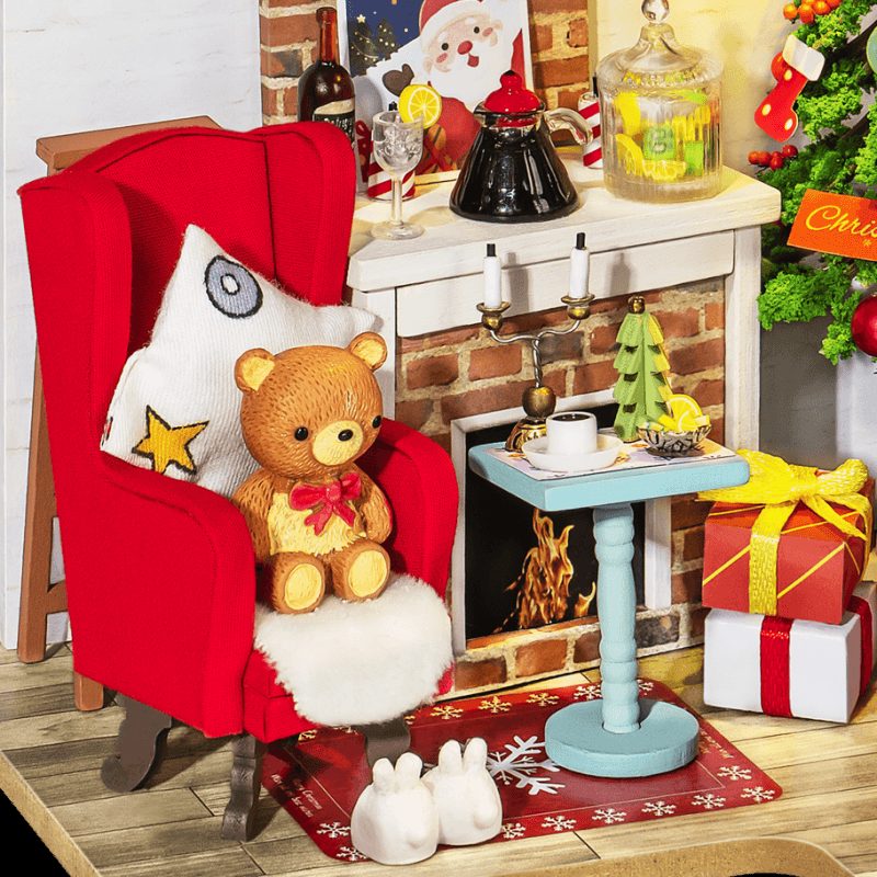 DIY Miniatűr ház - Havas Karácsonyi Házikó - Image 4