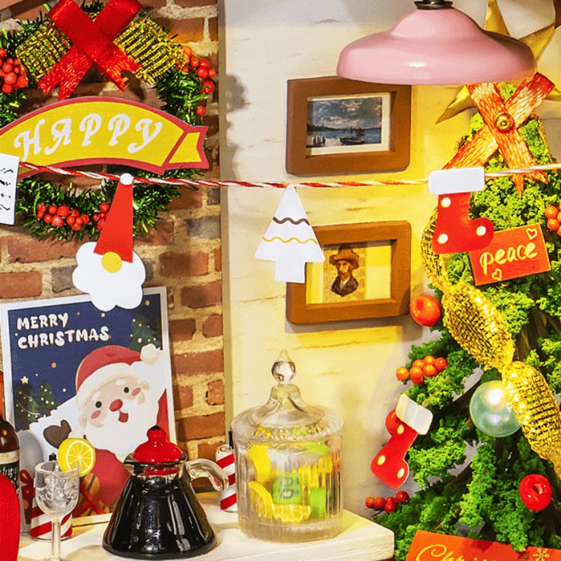 DIY Miniatűr ház - Havas Karácsonyi Házikó - Image 7