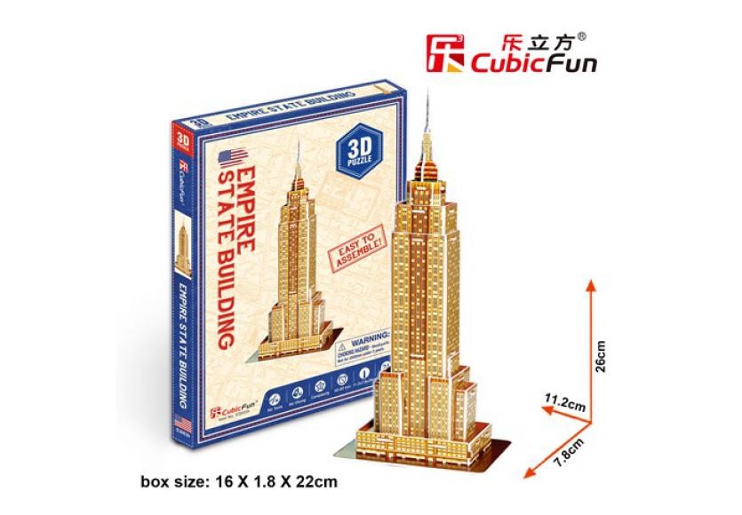 Empire State Buliding 3D puzzle mini CubicFun - Image 2