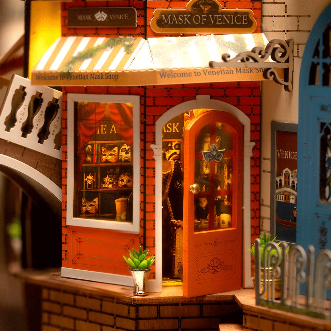 Romantikus Velence Könyvtámasz 3D modell - Image 8