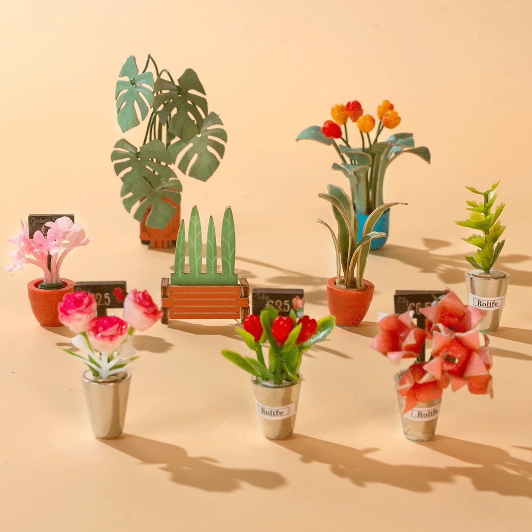 Virágbolt Könyvtámasz 3D modell - Image 12