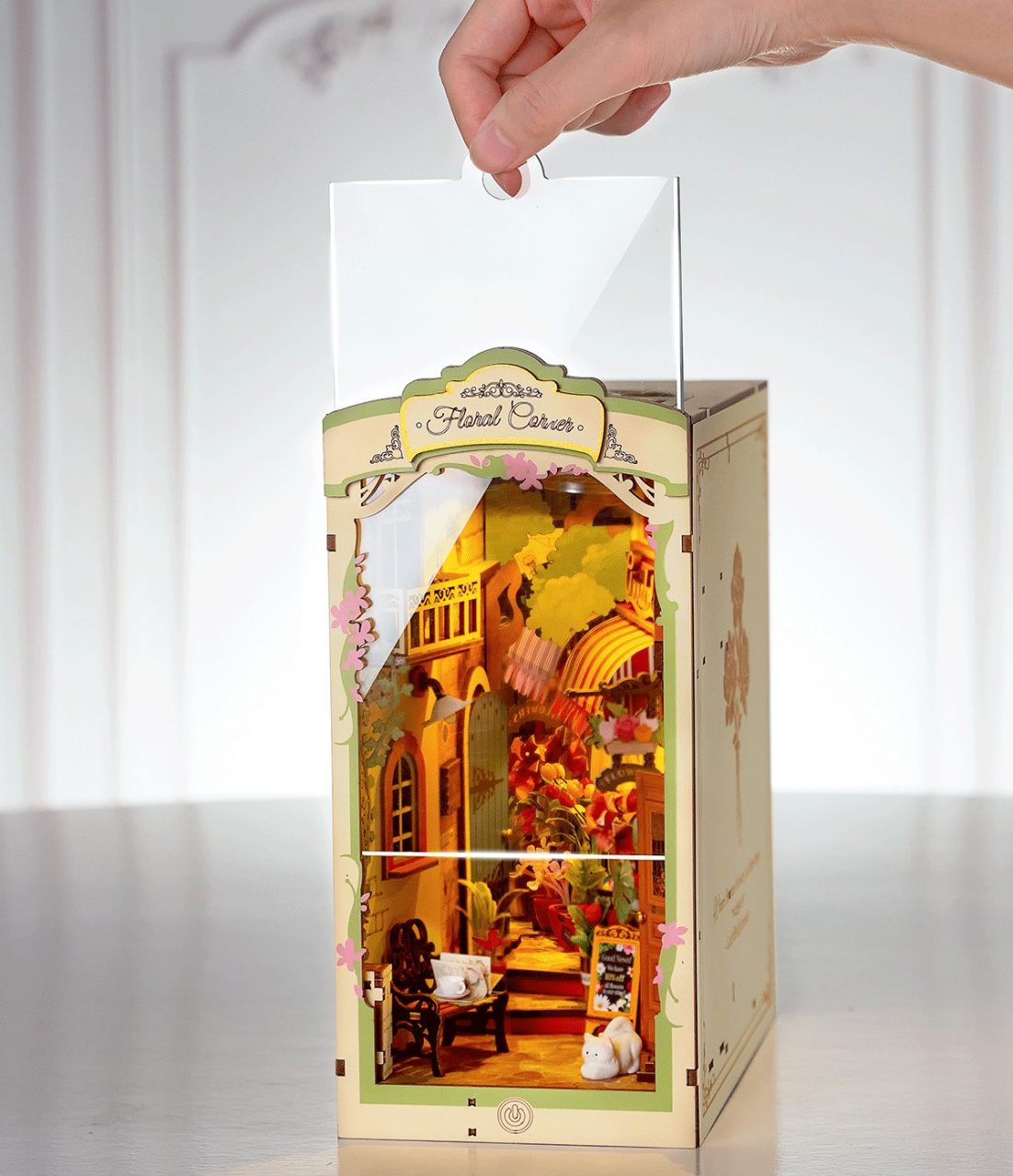 Virágbolt Könyvtámasz 3D modell - Image 5