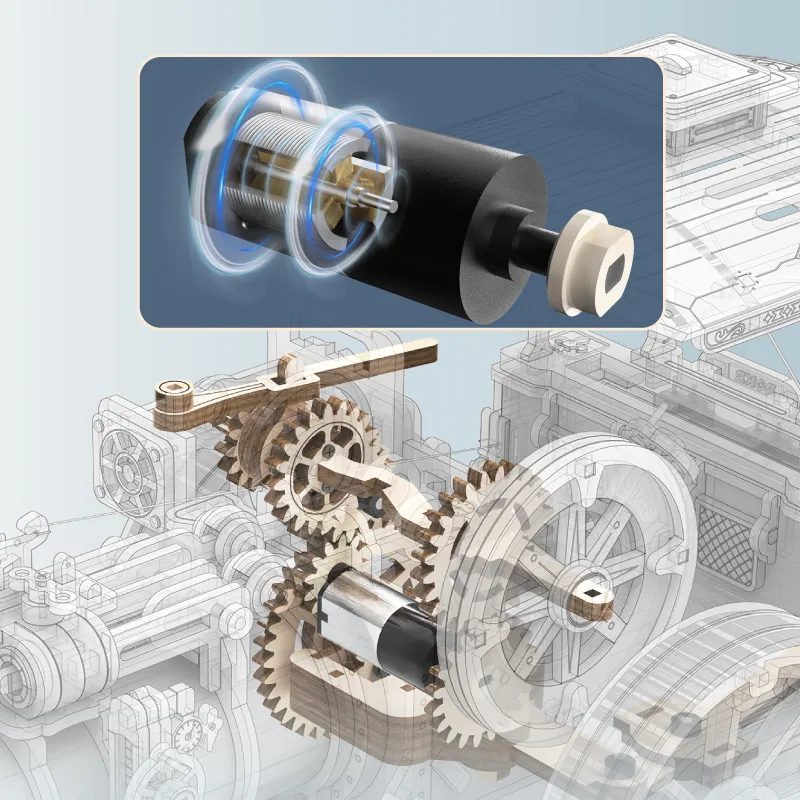 Gőzgép 3D Puzzle mechanikus - Image 13