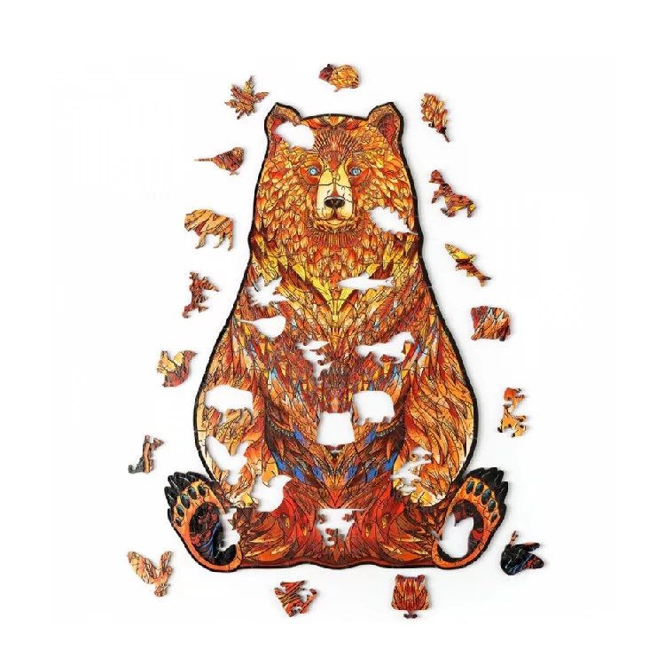 Medve puzzle A4 méret - Image 2