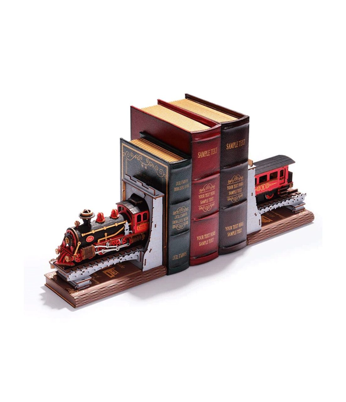 Vonat Könyvtámasz 3D modell